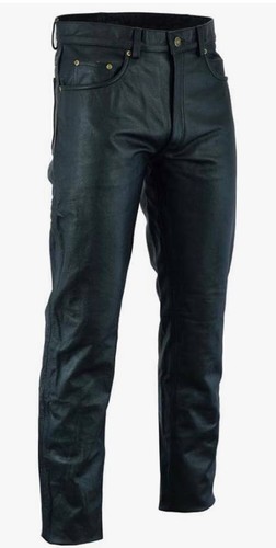 Motorcycle black leather pants - motorcycle,