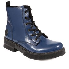 Pavers Floral Lace Up Boots