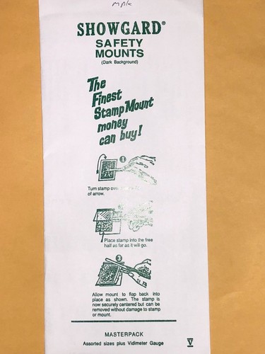 Showgard stamp mounts - showgard,