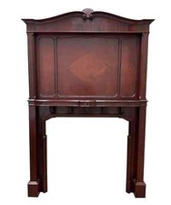 Antique Grand Scale Mahogany Fire Surround - Reclaimed Original Wooden Surround