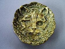 FINE ANTIQUE CAST SOLID BRASS