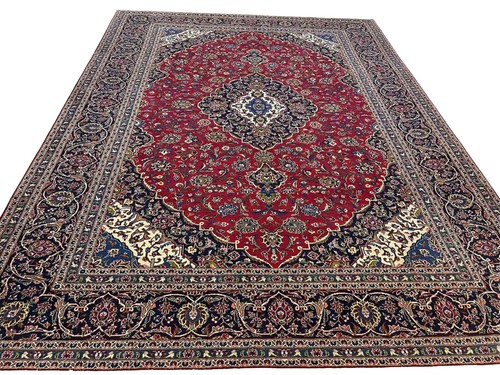 Signed oriental rugs kashan