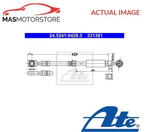 Brake hose line - hose, pipe