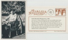 Postcard Field Marshall Montgomery Sicily 1943 British 8th Army - Nostalgia