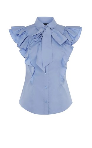 Karen millen pussybow blouse - millen,