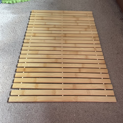 Wooden bath mat shower - wooden,