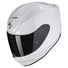 SCORPION EXO 391 GLOSS WHITE ECE 22.06 FULL FACE MOTORCYCLE MOTORBIKE HELMET