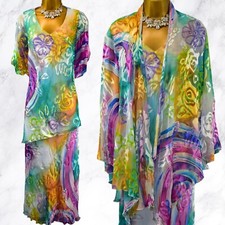 KIRSTEN KROG Size 14 Silk