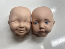 2 Vintage Bisque doll heads [WG]