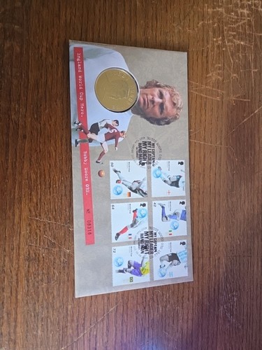 Bobby moore stamp - bobby, coin