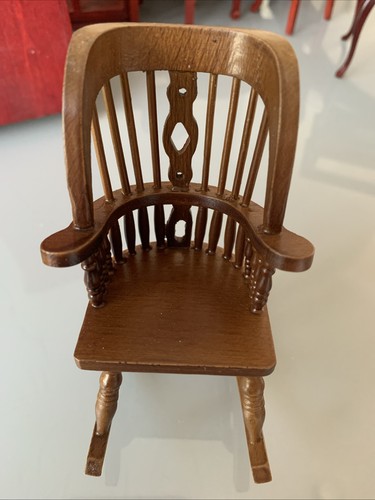 Scale dolls house walnut - scale,