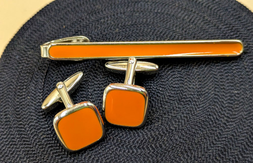Vintage set tie pin slide - set, pin/slide