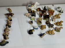Wade Whimsies Ceramic Animal Figurines Mixed Collection Vintage