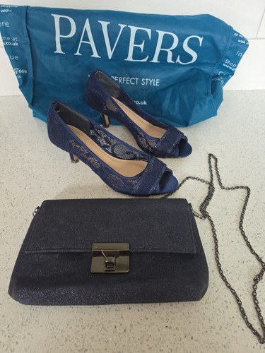 Ladies navy lace - 5,