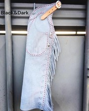 Handmade Suede Leather Chaps