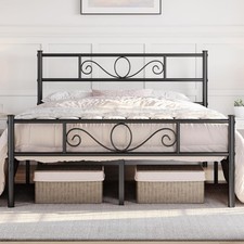 Yaheetech 5ft King Metal Bed
