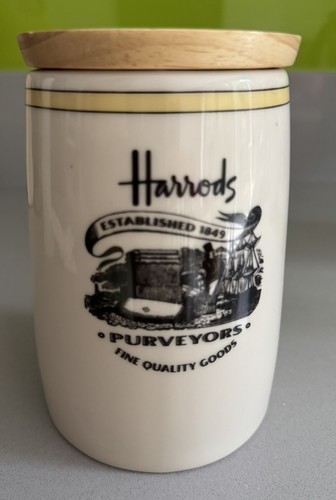 Harrods ceramic tea storage - ceramic,