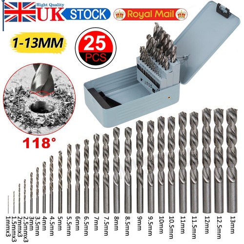 25pcs hss cobalt metal - metal, drill