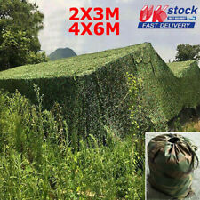 Camo Net Camouflage Netting Army Woodland Shooting Hide Hunting 2-10M with Bag
