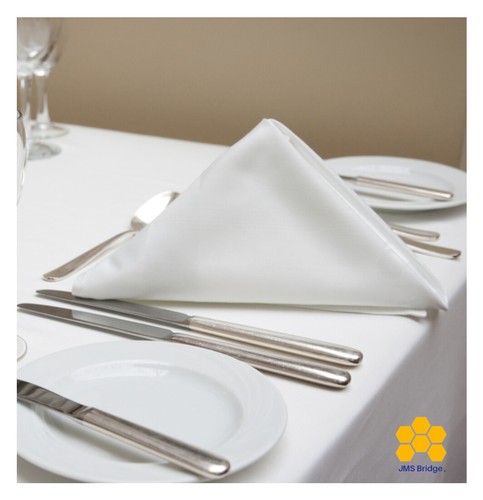 Cotton napkins white - cotton,