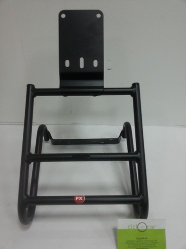 Rear luggage rack black - rear,