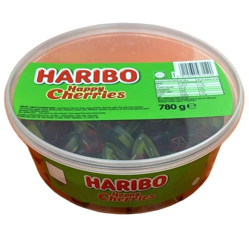 Haribo happy cherries tub - cherries,