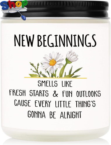 New beginnings candle - new,