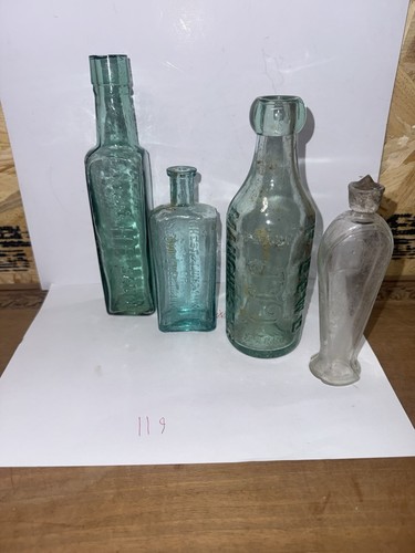Antique embossed glass - 4,