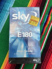 3x Sky E180 VHS blank Video