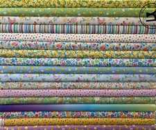Makower Hello Spring Cotton Fabric Quilting, Dressmaking