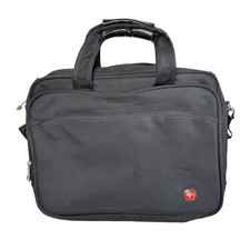 Swiss Gear Wenger Laptop Bag Black Shoulder Messenger Carrier Shoulder Strap x2