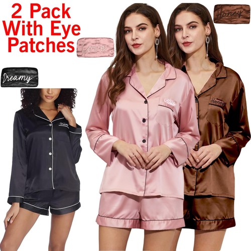 Pack womens satin pyjamas - 2,
