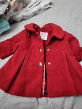 Baby 3 Months Red Christmassy Coat