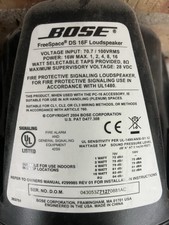 Bose Speaker  FreeSpace® DS 16F Loudspeaker Black