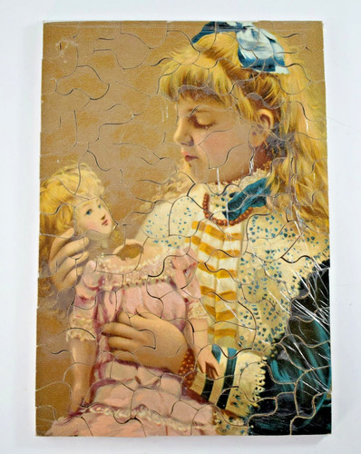 Vintage wooden jigsaw puzzle - jigsaw,