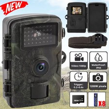 32GB Wildlife Trail Camera 1080P Game Night Vision Outdoor Motion Hunting Cam UK