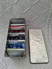 JAMES BOND 007 SPY FILES TIN 120 CARDS  6 JOKERS CHECKLISTS RULES DECODING LENSE