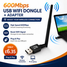 USB WiFi Adapter 600Mbps