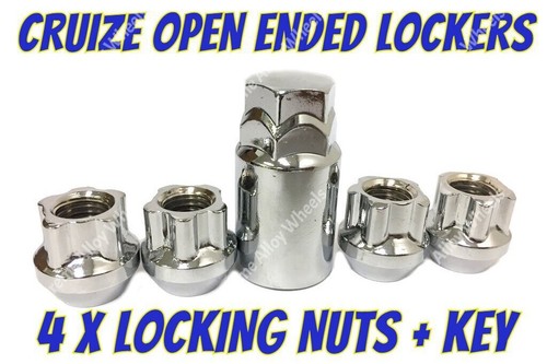 Locking wheel nuts open - locking,