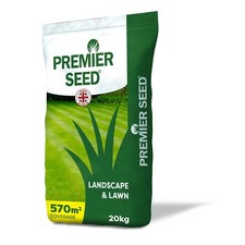 PREMIER LANDSCAPE & LAWN GRASS SEED 20KG - Covers up 570m² | Quick Germination