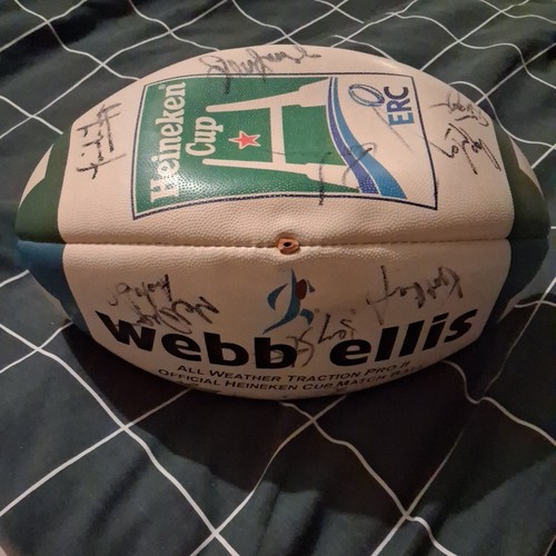 Signed heineken cup - signed,