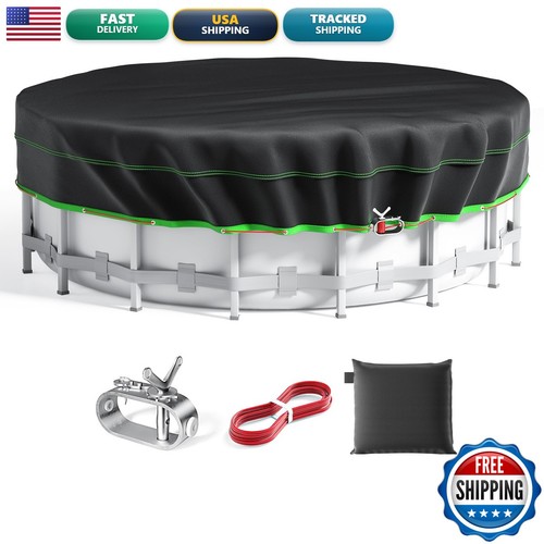 Round solar pool cover - round,