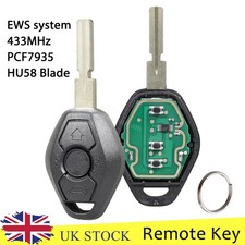 433MHz 3 Button Remote Key Fob For BMW E46 3 E60 5 X5 E53 7 E63 Series EWS 7935