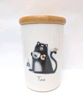 Vintage Portmeirion Splat the Cat Tea Storage Jar Rob Scotton Cute Quirky VGC 