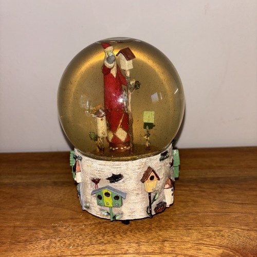 Santa with birdhouses musical - with,