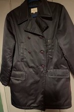 Ladies Navy Peacoat  Rain Coat Padded Size M/L calvin klein 