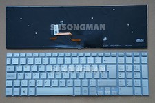 NEW for SONY SVF1521A1E SVF1521A2E SVF1521A4E Keyboard Backlit No FRA Silver UK