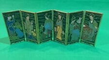 Vintage 24th scale dolls house Japanese  Cloisonne brass folding screen