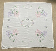 Vintage Linen Embroidered