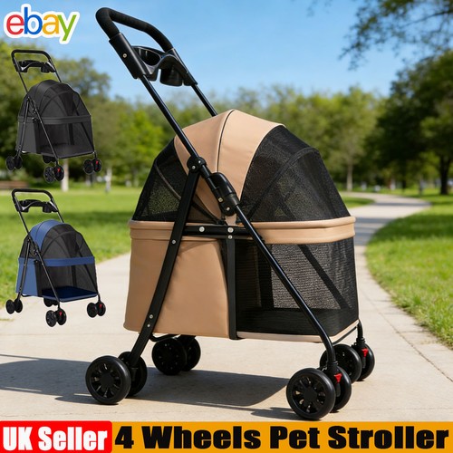 Wheel portable pet stroller - 4-wheel,